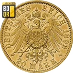 20 Mark Or Ludwig IV 1892