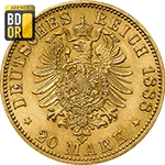 20 Mark Or Wilhelm II 1888