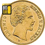 5 mark or Ludwig II