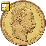 20 Francs Or Union Latine François Joseph 1er