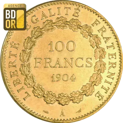 100 Francs Or Génie
