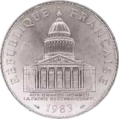100 Francs Panthéon Argent