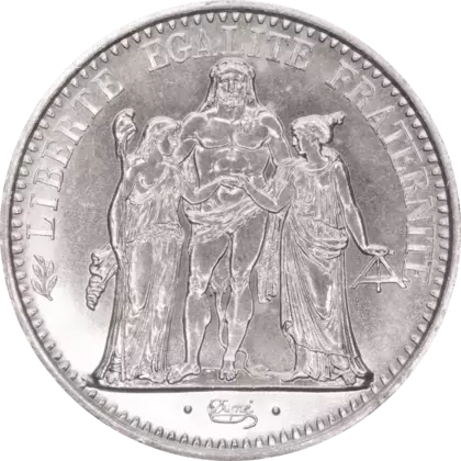 Pièce De 10 Francs Hercule 1966 - En Argent - Qualité SUP - Dupré - Monnaie Française