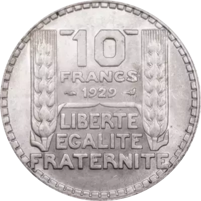 10 Francs Turin Argent