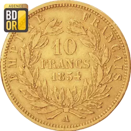 10 Frs Napoléon III, petit module