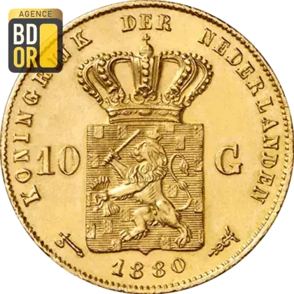 10 Gulden Or Willem III