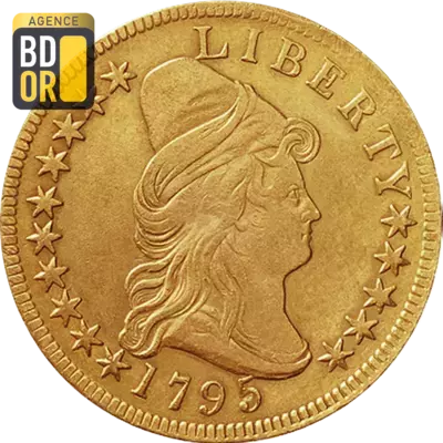 10$ Or Liberty 1795 à 1797