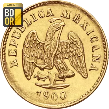 1 Peso Or 1870 à 1905