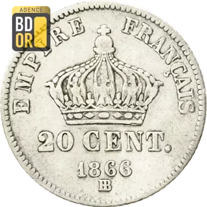 20 Cent. Napoléon III Petit Module
