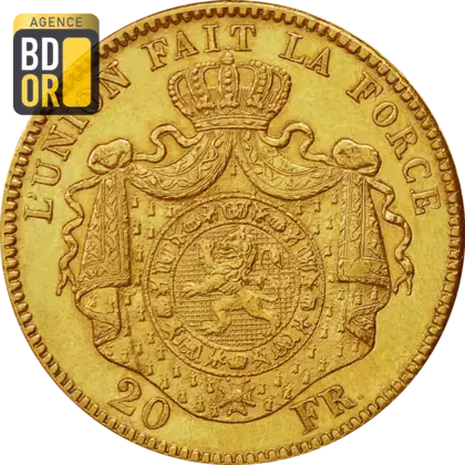20 Francs Or Belge Leopold II
