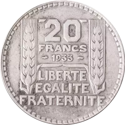 20 Francs Turin Argent