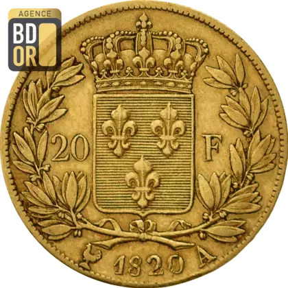 20 Frs Louis XVIII 1820