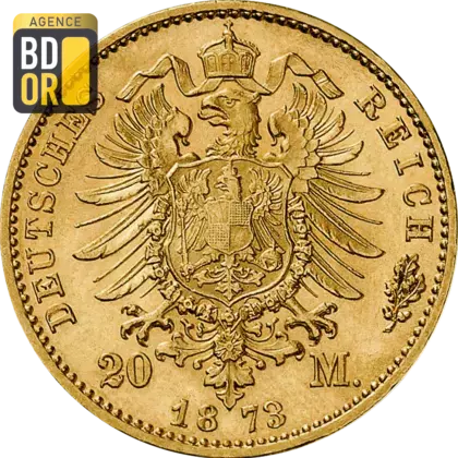 20 Mark Or Ludwig II Bavière