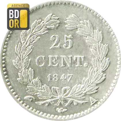 25 Cent. Louis-Philippe Ier