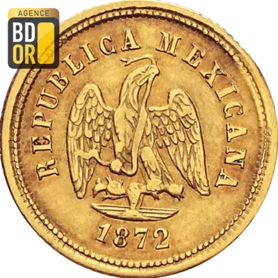2,5 Pesos Or 1870 à 1893