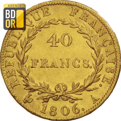 40 Frs Napoléon 1806 - 1807
