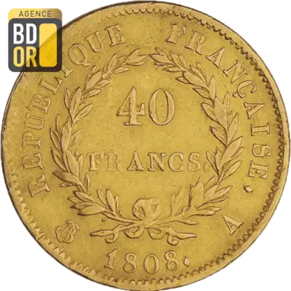 40 Frs Napoléon 1807 - 1808