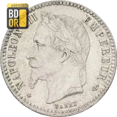 50 Cent Napoléon III Lauré