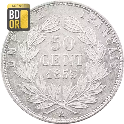 50 Cent Napoléon III Tête Nue