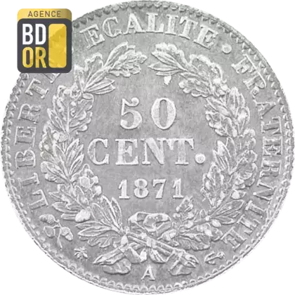 50 Centimes Cérès 1871