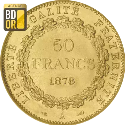 50 Francs Or Génie