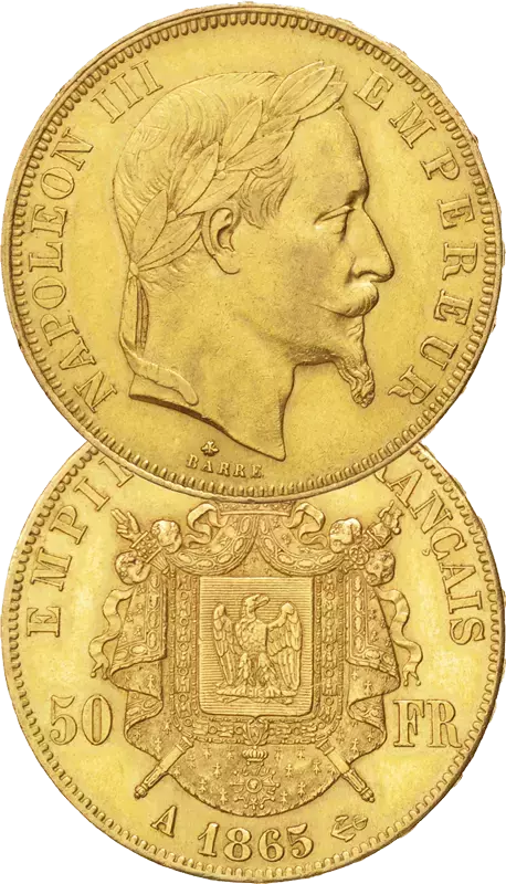 50 Francs Or Tête Laurée