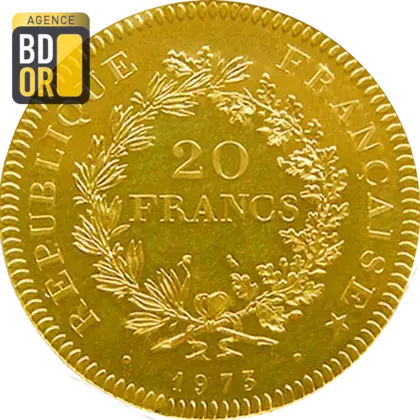 Pièce 20 francs Hercule 1973 Essai