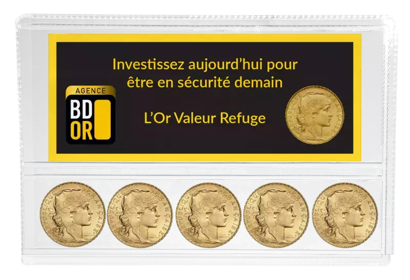 Pièce d'or 10 Francs Coq Marianne