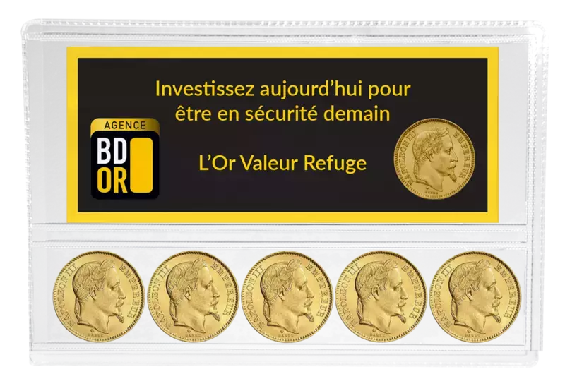 Pièce d'or 10 Francs Napoléon Lauré