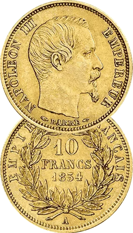 Pièce d’or 10 Francs Napoléon Tête Nue