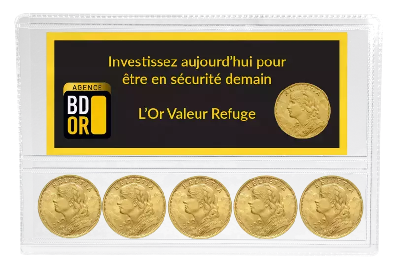 Pièce d’or 10 Francs Suisse Vreneli