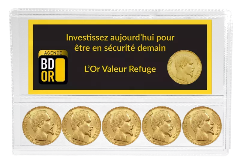 Pièce d'or 20 Francs Napoléon Tête Nue