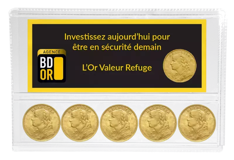 Pièce d’or 20 Francs Suisse Vreneli
