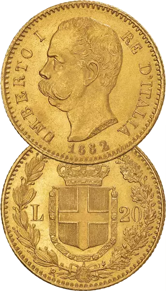 Pièce d’or 20 Lires Victor Emmanuel II