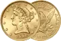 Pièce d'or 5 Dollars Liberty