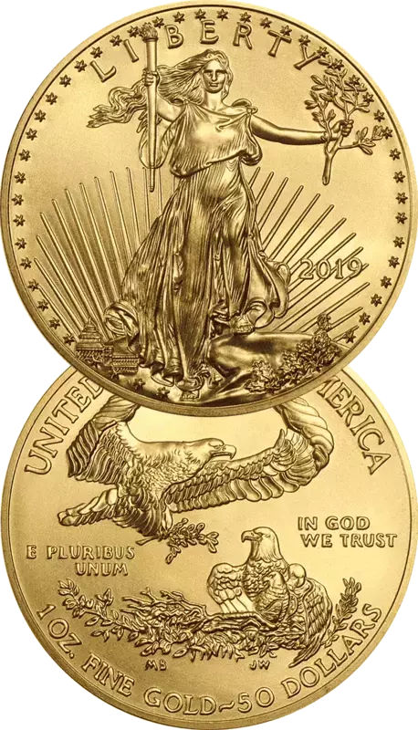 Pièce d'or American Eagle Once