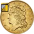 5$ Or Tête Liberty 1813 à 1834