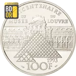 Pièce 100 Francs Louvre 100 Francs Louvre