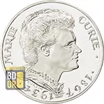 Pièce de 100 Francs Marie Curie Pièce de 100 Francs Marie Curie
