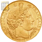 10 Francs Ceres 3ème République Revers 10 Francs Ceres 3ème République
