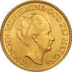 10 Florins Or Wilhelmina Jubilé