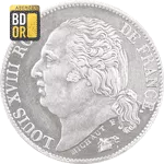 1/2 Franc Louis XVIII