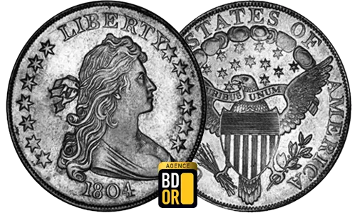 1 Dollar 1804 Mickley Hawn Queller