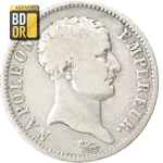 Piece 1 Franc Tete de Negre Napoleon 1 Franc Tete de Negre Napoleon