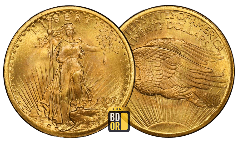 20 Dollars Saint Gaudens 1907