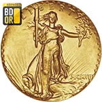 Pièce rare 20 Dollars Or 1907 20 Dollars Or 1907 Rare