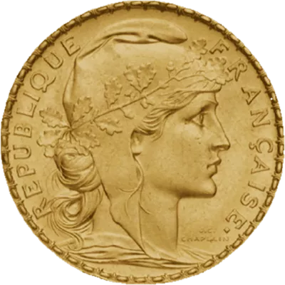 20 francs coq marianne or