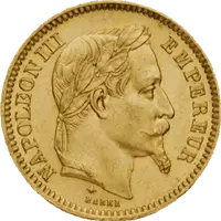 20 Francs Napoléon III Or