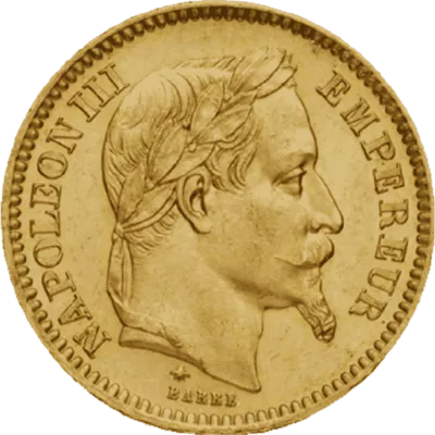 20 francs napoleon or 20 francs napoleon or