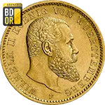 20 Mark Guillaume II Wurtenberg Avers